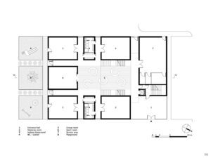 Kindergarten Yu Hang Grundriss