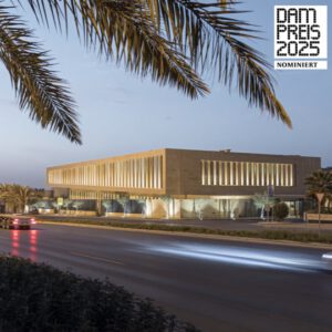 Assila Investments HQ with DAM Preis 2025 Nomination Logo