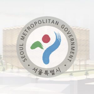 Seoul Metropolitan Government logo in front of rendering of Bookube